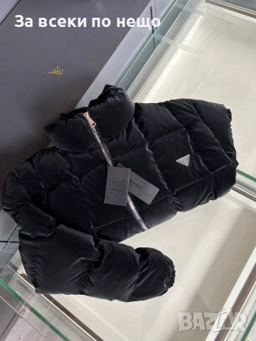 Prada Дамско Черно Зимно Яке Прада Код SK235, снимка 3 - Якета - 52595259
