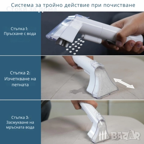 Перяща прахосмукачка WECLEAN , снимка 2 - Прахосмукачки - 53271962