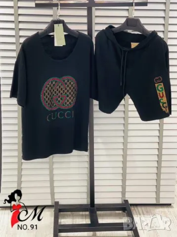 екипи тениска и панталонки gucci , снимка 1 - Спортни дрехи, екипи - 46898864