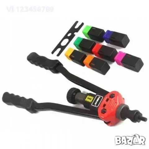 Комплект ръчна нитачка MAR-POL М3 – М12 / 410 мм, снимка 5 - Други инструменти - 52146944