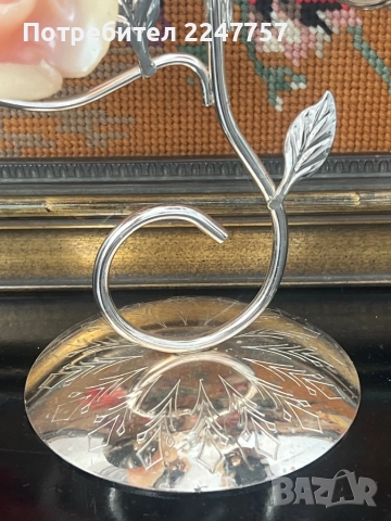 Свещник с 5 рози, снимка 2 - Декорация за дома - 52837704