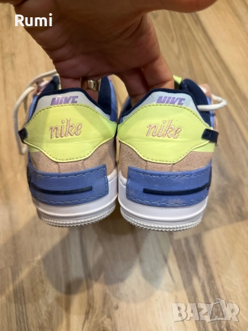 Оригинални кожени кецове Nike Air Force 1 Shadow! 42 н, снимка 7 - Маратонки - 51869510