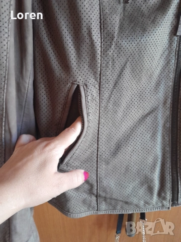 *Next leather*Яке от естествен велур топличко и мекичко, снимка 5 - Якета - 51504165