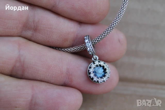 Сребърна гривна ''Pandora'' , снимка 5 - Гривни - 50619501