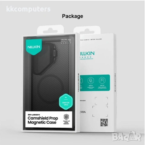 Магнитен Калъф NILLKIN Camshield Prop за Samsung Galaxy S26 Ultra - PC + TPU, Прозрачно Капаче за Ка, снимка 11 - Калъфи, кейсове - 53653643