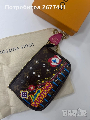 Дамска мини чанта Louis Vuitton, снимка 3 - Чанти - 53184738