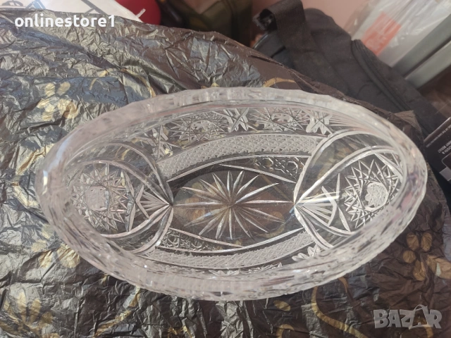 Бонбониера от оловен кристал Чехословакия , снимка 8 - Други - 53918368