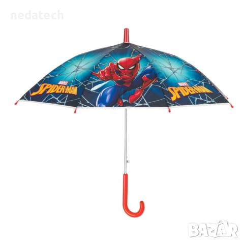 Детски чадър Спайдърмен, 63см., снимка 2 - Чадъри - 51769179