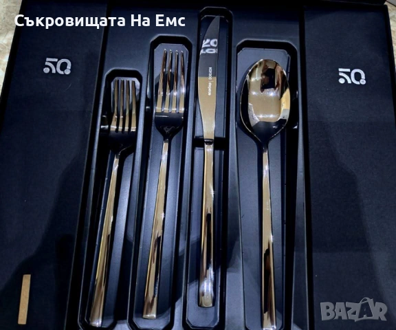 🆕 KARACA Стилен Комплект Прибори за Хранене 24части за 6човека , снимка 8 - Прибори за хранене, готвене и сервиране - 53714743