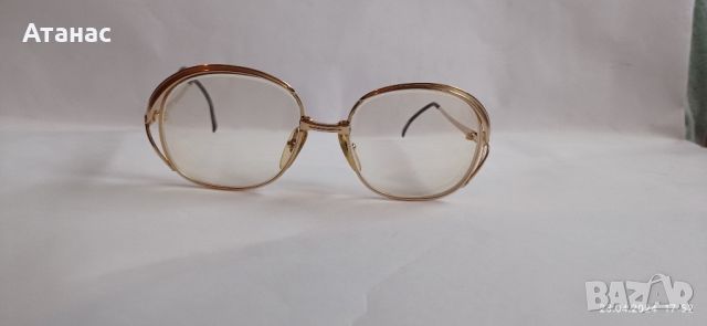 Ретро позлатени рамки за очила Кристиан Диор 