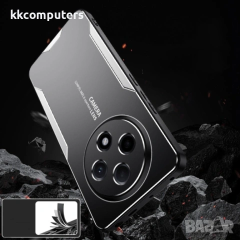 OPPO Reno12 F /12 FS 5G Удароустойчив Aluminum Alloy+TPU+PC Калъф и Протектор, снимка 8 - Калъфи, кейсове - 53075008