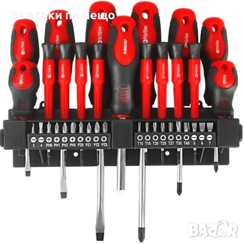 Комплект отвертки и битове 37 части Mar-Pol, снимка 3 - Отвертки - 50365281