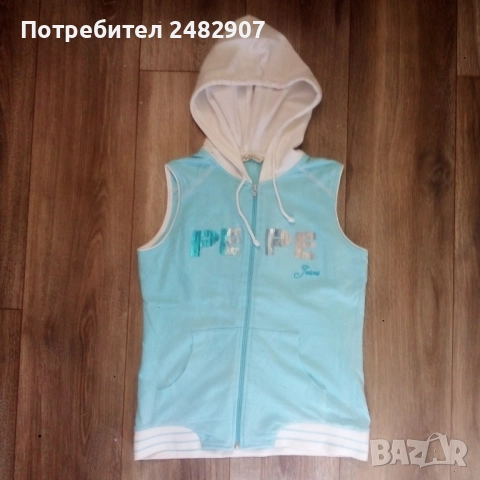 Дамско елече с качулка