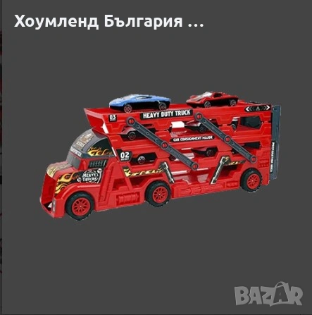 Автовоз на 3 нива изстрелващ колички - какмион с коли, снимка 3 - Коли, камиони, мотори, писти - 54303907