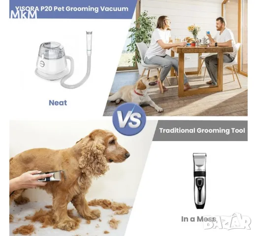 VISORA P2OS Pet Grooming Vacuum за подстригване и прахосмукачка за котета и кучета , снимка 8 - За кучета - 50137091