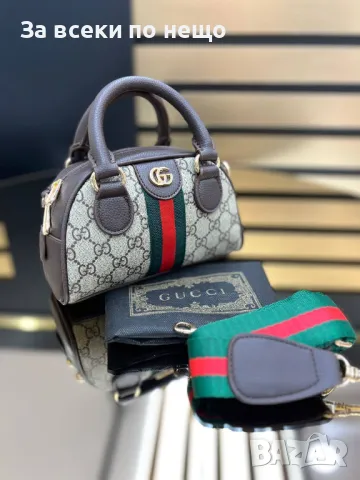 Gucci Дамска Чанта Гучи - Налични Различни Цветове Код D2047, снимка 6 - Чанти - 49396253