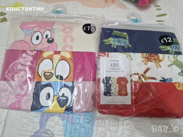 детски пижами 3-4г