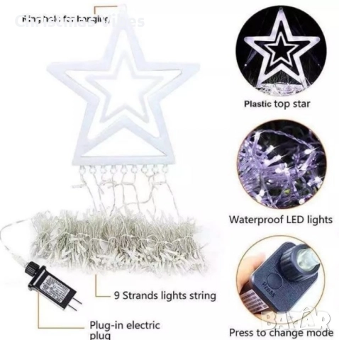 Коледна звезда Витлеем, снимка 8 - Декорация за дома - 52112096