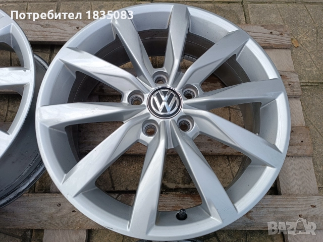 Лети джанти 17ки 5х112 VW, снимка 7 - Гуми и джанти - 52821839