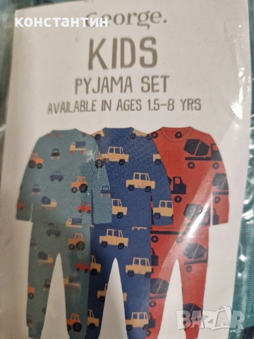 детски пижами 3-4г, снимка 6 - Детски пижами - 54019075
