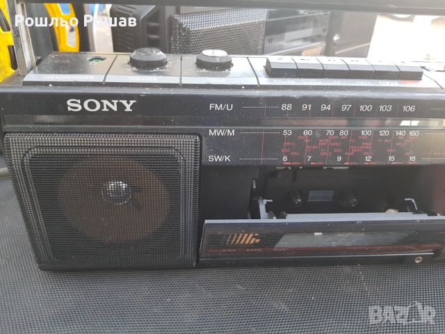 Радио касетофон  Sony-cfs 230s, снимка 6 - Радиокасетофони, транзистори - 46097944