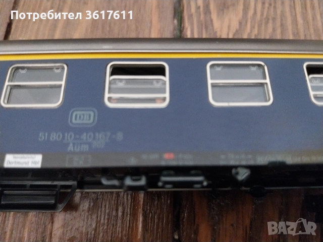 ЖП модел на вагон Marklin 4052 железница, снимка 8 - Колекции - 54017173