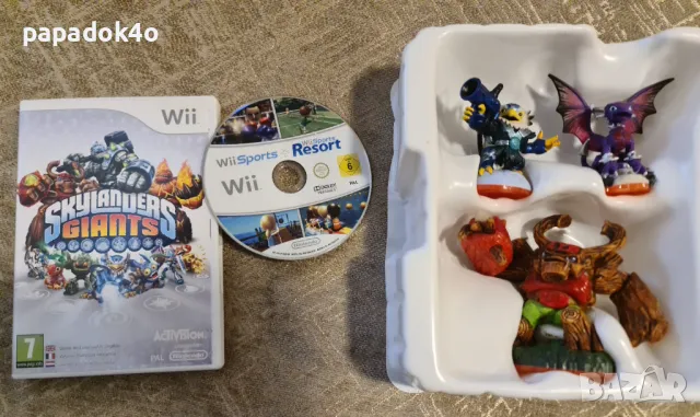 Пълен комплект Wii + игри и аксесоари Skylanders set, снимка 2 - Nintendo конзоли - 46938217