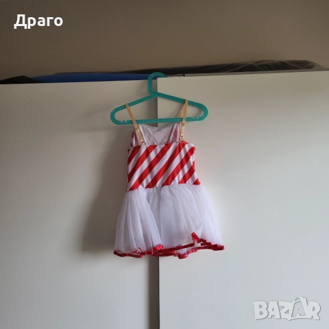 Детска рокля на райета - 7г, снимка 4 - Детски рокли и поли - 52347451