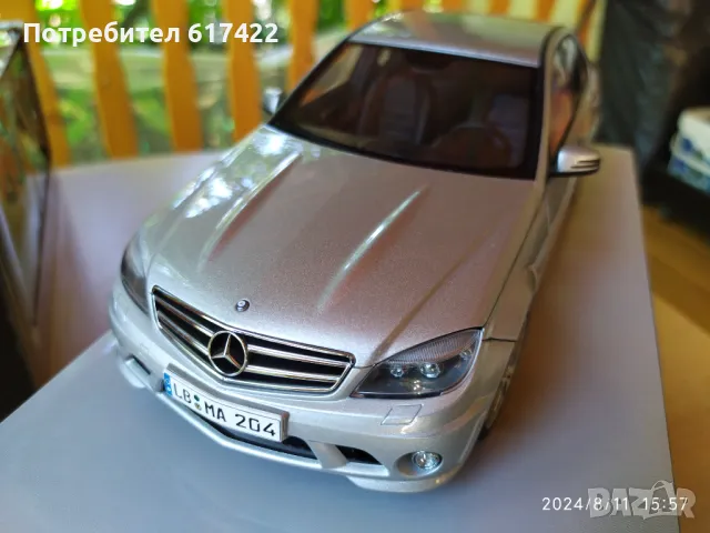 1:18 Mercedes-Benz C63 AMG 2008 , AUTOart, снимка 3 - Колекции - 46923672