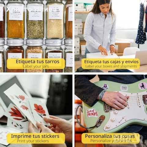 Самозалепващи се етикети за принтер А4 72 на лист, 100 листа, снимка 6 - Принтери, копири, скенери - 53582842