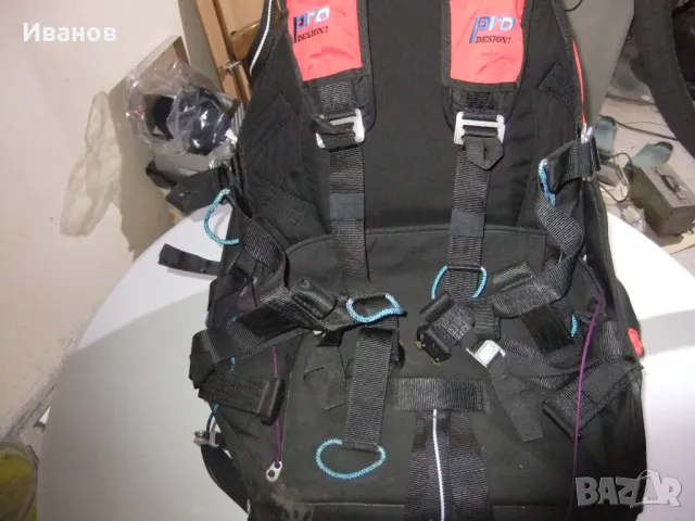 Парапланер сбруя седалка с парашут . , снимка 4 - Спортна екипировка - 49972116