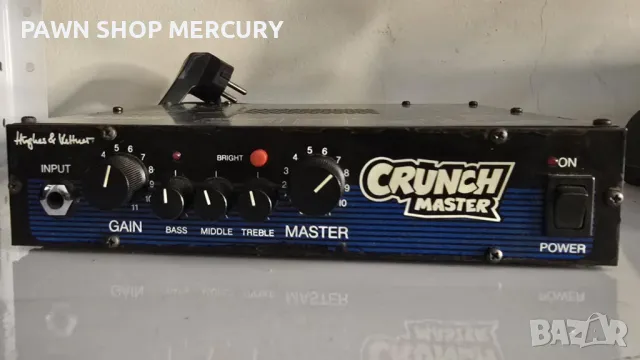 Продавам лампов усилвател и преамп, ефект Hughes & Kettner Crunch Master