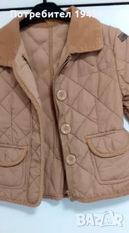 детско елегантно яке за момиче Lacoste (5 годинки), снимка 2 - Детски якета и елеци - 50445540