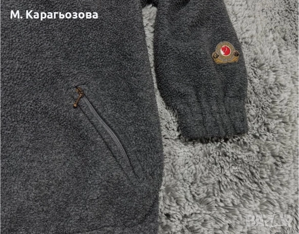 Ретро Fjällräven полар – 90s винтидж находка, Размер XXL, снимка 4 - Пуловери - 52426492