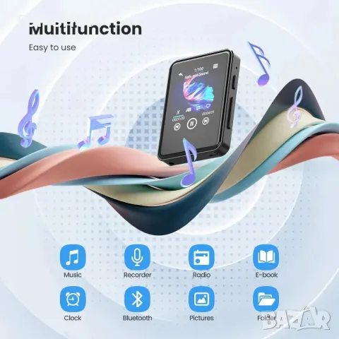 64GB MP3 плейър с Bluetooth от ZOOAOXO, снимка 9 - MP3 и MP4 плеъри - 49157901