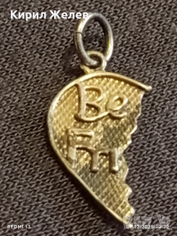 Сребърен медальон BEST FRIEND стилен дизайн много красив 46158, снимка 10 - Колиета, медальони, синджири - 52686383