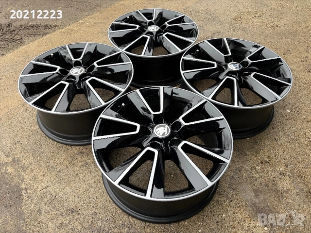 4 броя алуминиеви джанти за Skoda Octavia,Yeti,Karoq 17, снимка 8 - Гуми и джанти - 53381294