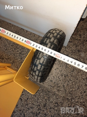 Ръчна количка с 2 броя пневматични колела и падаща решетка , снимка 16 - Други инструменти - 53787871