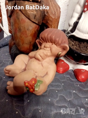 Керамичен гном, снимка 4 - Декорация за дома - 53504117