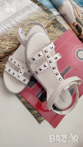 Детски кожени сандали Geox 