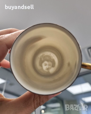 Японски порцелан Кутани, сервиз за кафе, снимка 2 - Сервизи - 54302412