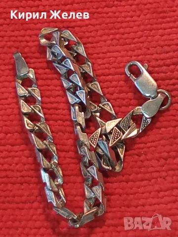 СТИЛНА ВИНТИДЖ АРТ МОДЕЛ СРЕБЪРНА ГРИВНА СРЕБРО 925 МАЙСТОРСКА БИЖУТЕРСКА ИЗРАБОТКА 47473, снимка 13 - Гривни - 49682476