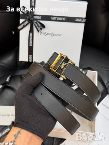 Yves Saint Laurent Колан Със Сертификат И Торбичка - Налични Различни Цветове Код SK256, снимка 2 - Колани - 52596448