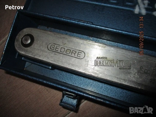 GEDORE - RAHSOL - DREMOMETER - Typ B - MADE IN GERMANY - 1/2" Profi Динамометричен Ключ 20 - 120 Nm , снимка 2 - Гедорета - 51705714