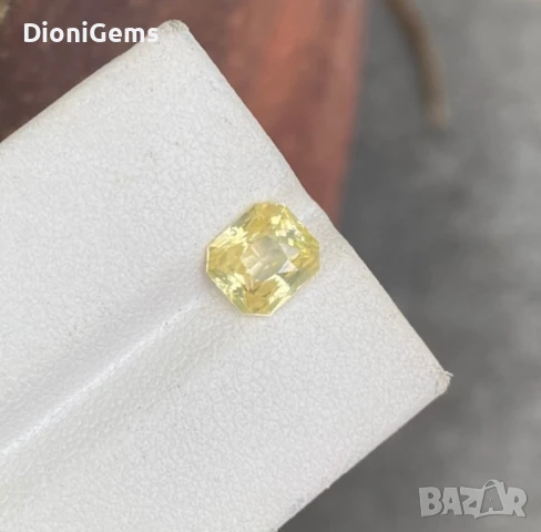 Естествен жълт сапфир 2.02 ct – със сертификат IGA GemLab, снимка 1