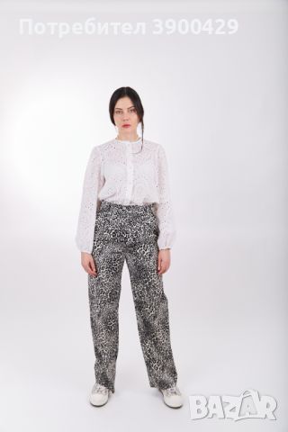 Дамски Панталон Leopard print, снимка 1 - Панталони - 45082225