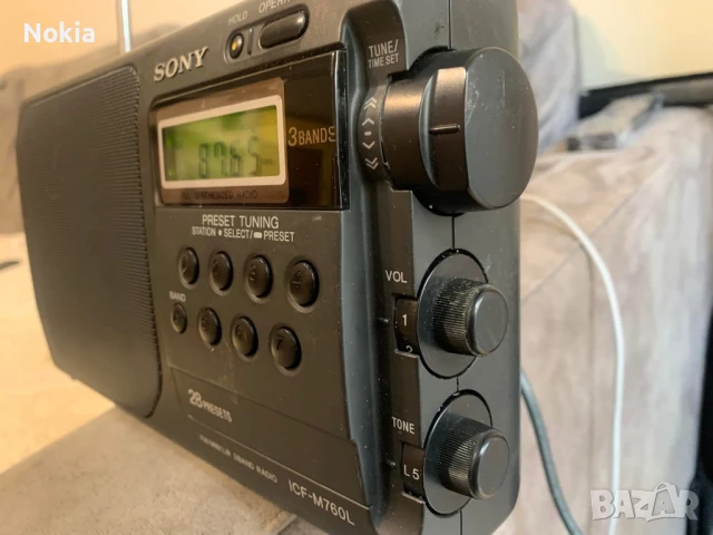 SONY ICF M760L Радио. Работи !, снимка 2 - Аудиосистеми - 50823074