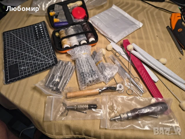 Професионален комплект за обработка на кожа 71 части, снимка 3 - Други инструменти - 50689119