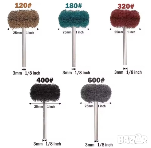 5бр. Полиращи абразивни кечета, снимка 3 - Полирмашини - 17695690