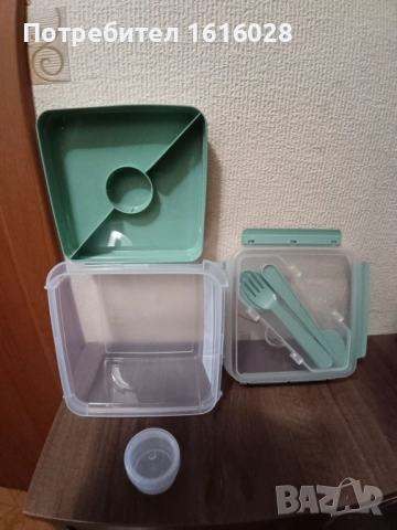  ВИСОКОКАЧЕСТВЕНА ПРАКТИЧНА КУТИЯ ЗА ОБЯД - 2.250 L, снимка 4 - Декорация за дома - 44606172